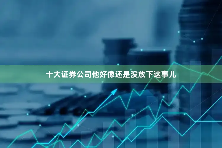 十大证券公司他好像还是没放下这事儿